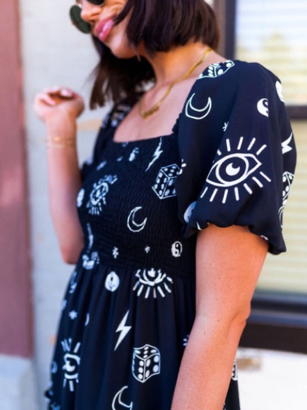 Dressed in LALA What’s Your Sign Dress - Large - Picture 3 of 10